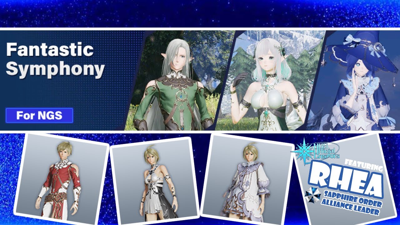 [PSO2:NGS] Fantastic Symphony Scratch Banner ft.Rhea - YouTube