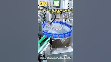 Fully automatic filling, crimping and capping machine 3