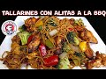 Fideos salteados con alitas de pollo estilo asiático