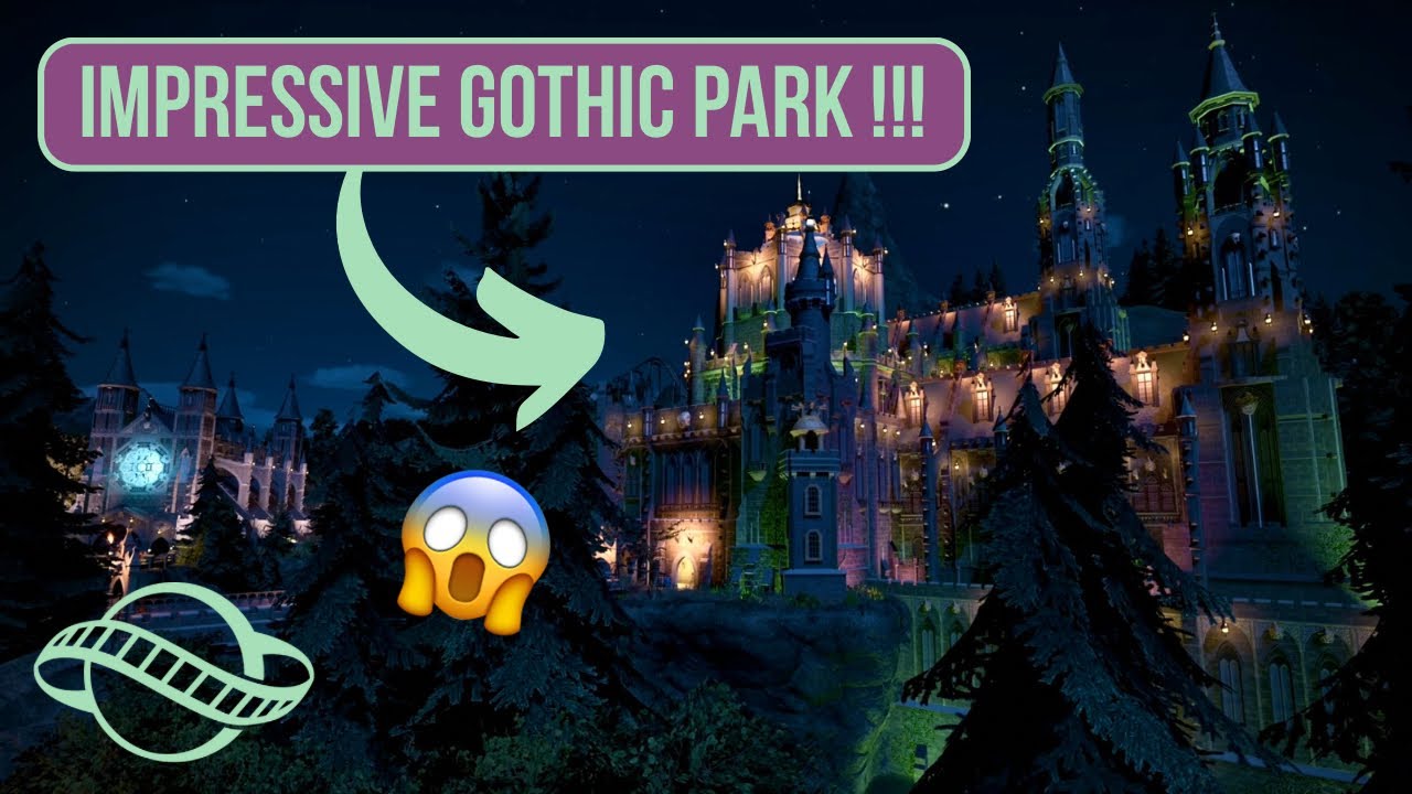 😱 IMPRESSIVE GOTHIC PARK - Planet Coaster Spotlight - Raven Blood Spires by rat-spit12