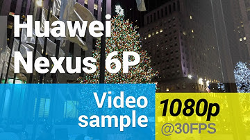 Huawei Nexus 6P 1080p lowlight video sample