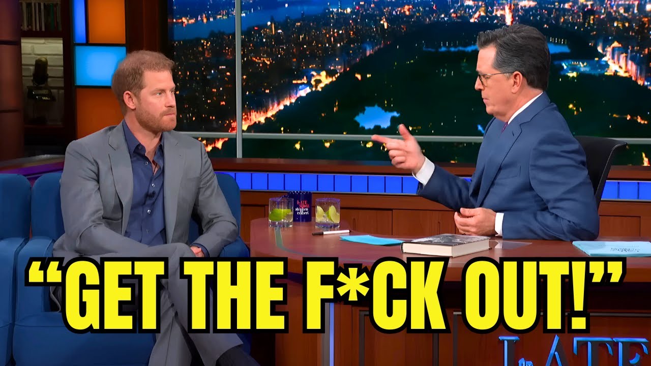 Prince Harry Kicked Off Colbert’s Show After Fiery Comments