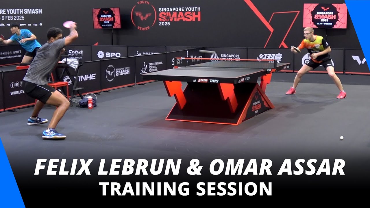 Felix Lebrun & Omar Assar Training | Singapore Smash 2025