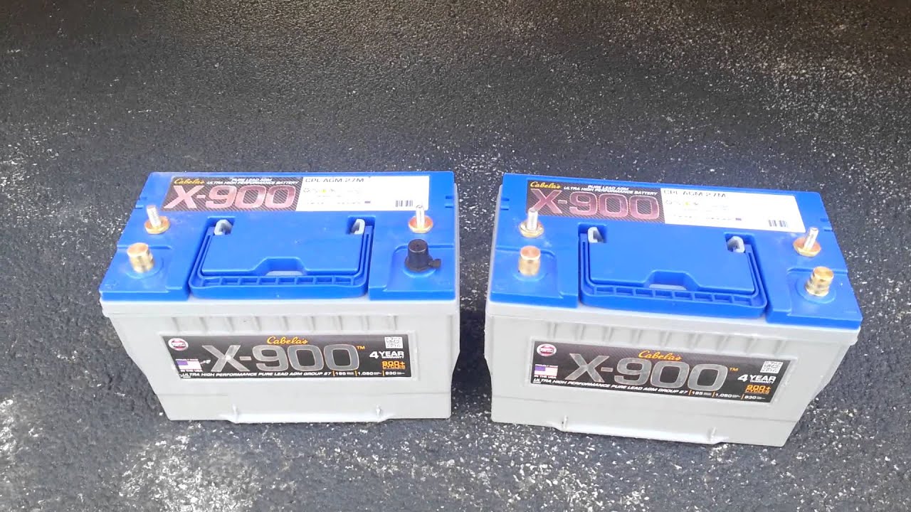 Two brand new AGM batteries for the RV! YouTube