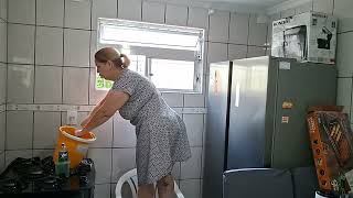 Dia De Faxina Lavei As Janelas E As Cortinas