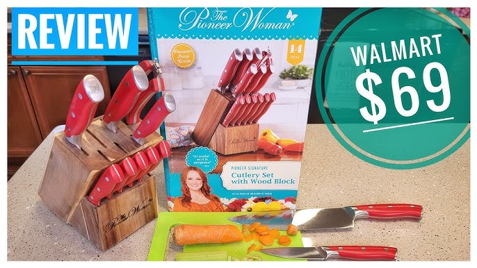 Pioneer Woman 14 piece knife set review 