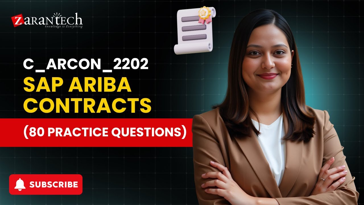 C_ARCON_2202  - SAP Ariba Contracts (80 Practice Questions) | ZaranTech