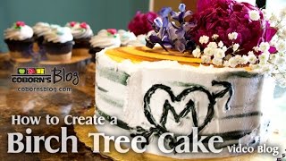 How To Create A Birch Tree Cake