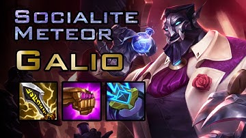 GAMEPLAY - Socialite Meteor Galio / TFT best comps - SET6.5 ranked meta