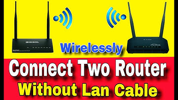 How To Connect Two Routers Without Lan Cable | Hindi | By AllwithG