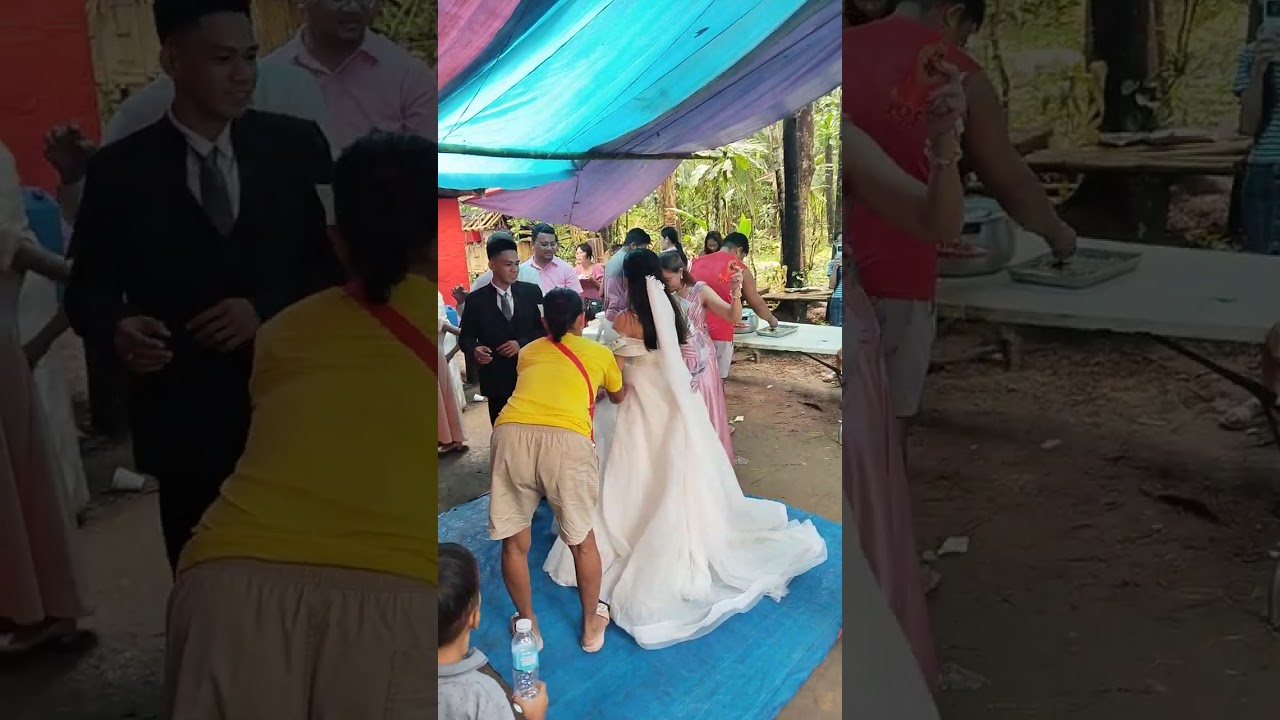 Kasalan sa probinsya.... Libre kain🤣