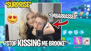 Brooke Can't Stop Herself From Kissing Symfuhny (SHE KEEPS KISSING HIM)