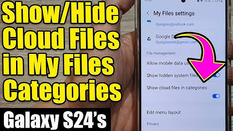 Galaxy S24/S24+/Ultra: Organize Your Cloud Files! Show/Hide Them in My Files 📁☁️