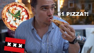 Finding The Best Pizza In Amsterdam | Pizza Food Review!