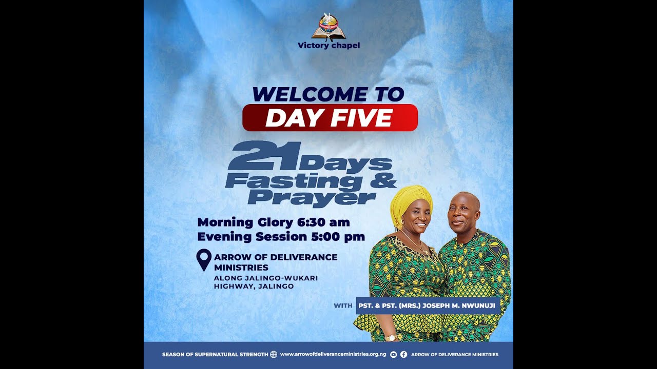 21 DAYS PRAYER AND FASTING EVENING SESSION | 13 JANUARY 2022 DAY 5 ...