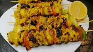 سفافد اسكالوب تونسي بنة و خفة /  بروشات دجاج brochettes escalope de poulet