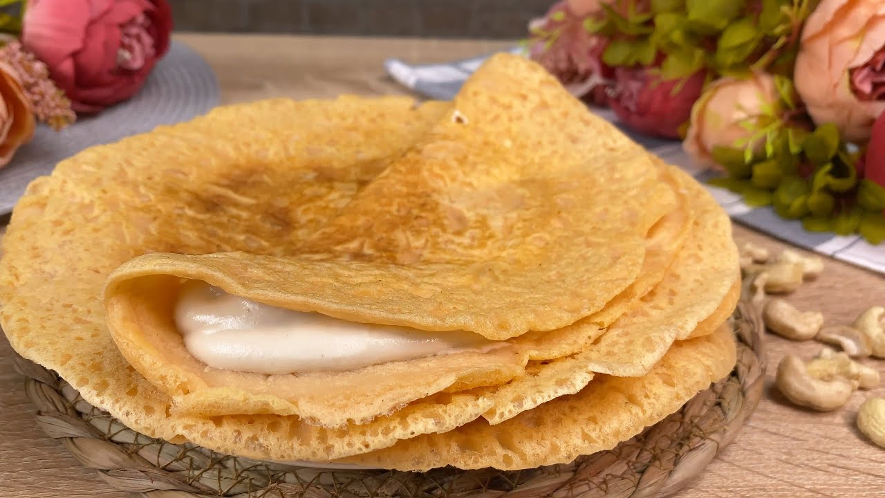 ВЕГАНСКИЕ оладьи из чечевицы с ореховым соусом. Без глютена, без яиц, очень легко приготовить!