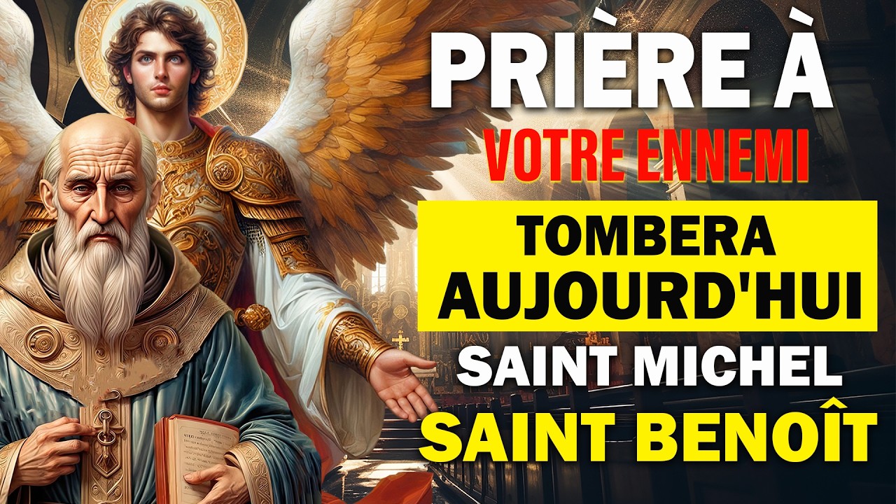 PRIÈRE PUISSANTE de SAINT BENOÎT et SAINT MICHEL ARCHANGE CONTRE les ENNEMIS et LES FORCES DU MAL