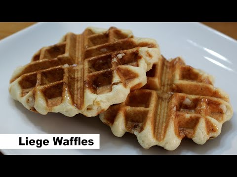 How to Make Liege Waffles | Belgian Pearl Sugar Waffles Recipe