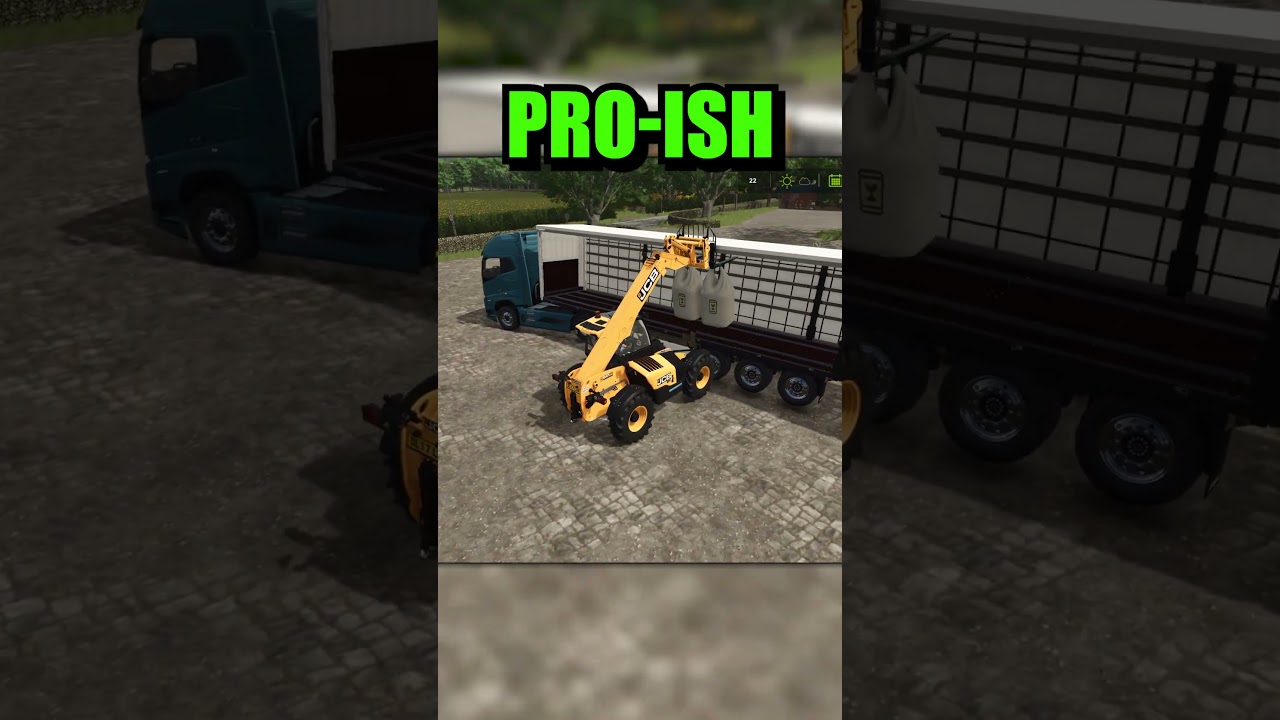 Noob vs Pro Tricks in Farming Simulator!