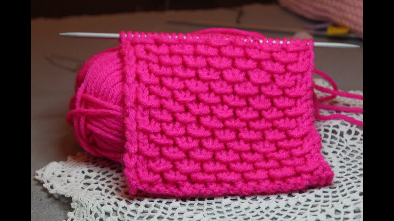 غرزة السموك تريكوسهلة و جميلة  ..... KNITTING stitch smok