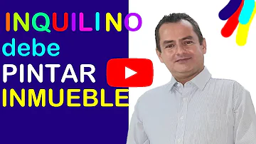 ¿Debe el inquilino pintar la casa?