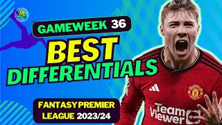 FPL GW36 | THE BEST UNDER 10% DIFFERENTIAL PLAYERS | FANTASY PREMIER LEAGUE 2023/24 TIPS