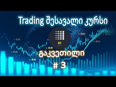 Trading შესავალი კურსი - გაკვეთილი #3 (ტრენდის ცვლილების პატერნები)