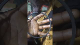 second compression ring 💍 cut position down side so top position up side 💪 fitting 👍✅
