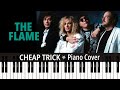 The Flame (1988) Cheap Trick - TUTORIAL piano cover + sheet music