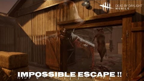 impossible escape !! Dead by Daylight mobile killer THE NIGHTMARE  mapRancid Abattoir game DBDM