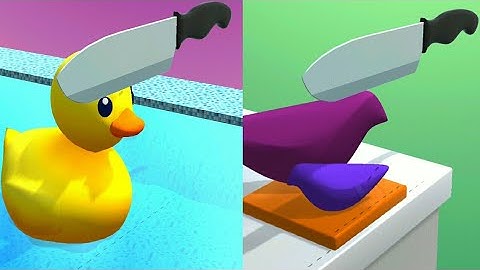 Asmr Slicing! so satisfying and relaxing ASMR slicing game @relaxinggaming1