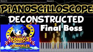 Sonic 3 and Knuckles - Final Boss - PianOscilloscope Deconstruction