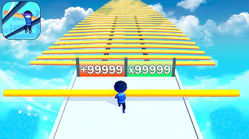 Satisfying Mobile Game Roof Rails Play 999+ Levels Tiktok Gameplay Latest Update Max Skills Freeplay