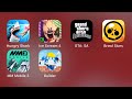 Hungry Shark World,Ice Scream 4,GTA San Andreas,Brawl Stars,MM Mobile 3,Builder