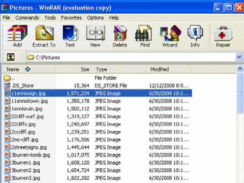 how to delete winrar files