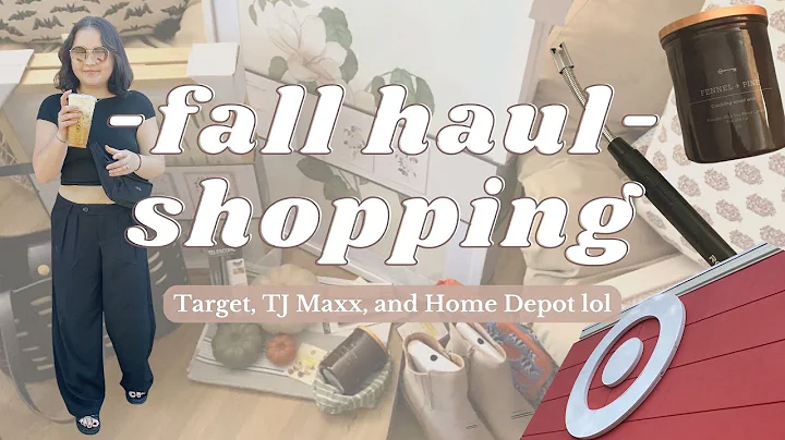 Fall Shopping Haul || Target, TJ Maxx, and Home Depot lol