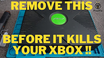 Original Xbox Clock Capacitor Removal | DO IT BEFORE IT KILLS YOUR CONSOLE!
