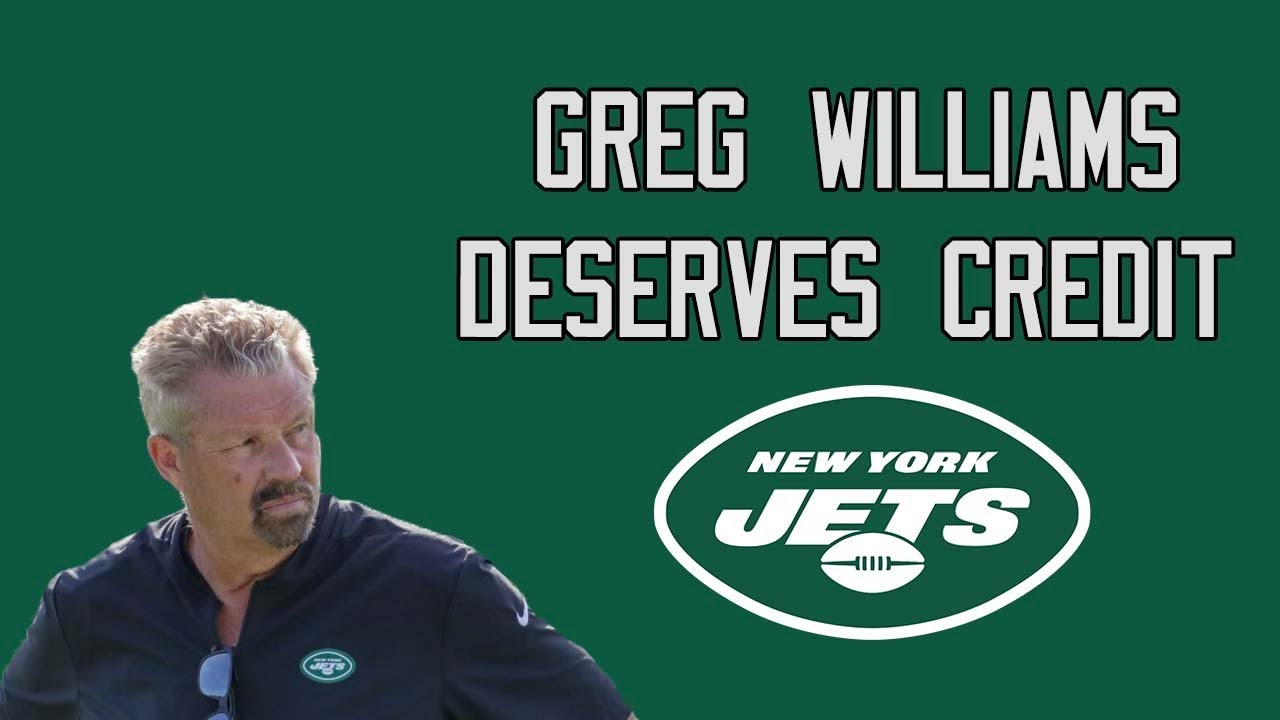 New York Jets Greg Williams Deserves Credit YouTube