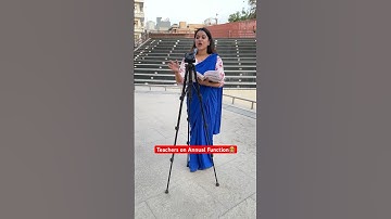 Every Teacher ever on Annual function😂 #shorts #funnyshorts #teachers #comedyshorts #schoollife