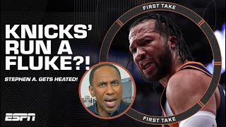 Stephen A. vs. Perk vs. Chiney 🗣️ First Take HEATED debating if Knicks' run is a fluke 👀