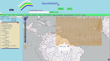 Сreating isoline(isotherms) using OpenWebGIS