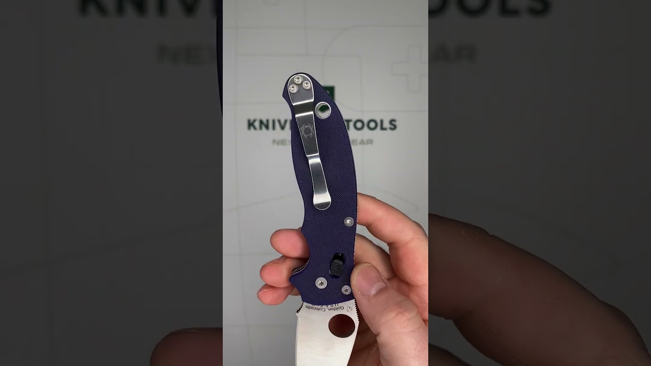 Spyderco Manix 2 S110V Dark Blue C101GPDBL2 pocket knife