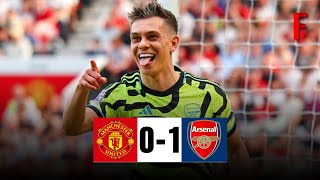 Manchester United vs Arsenal (0-1) Highlights: Trossard Goal & Hojlund Miss
