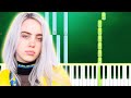 Billie eilish  watch piano tutorial easy by musichelp