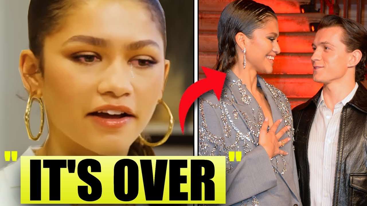 Zendaya Officially Confirms Breakup With Tom Holland! (She Cried) - YouTube