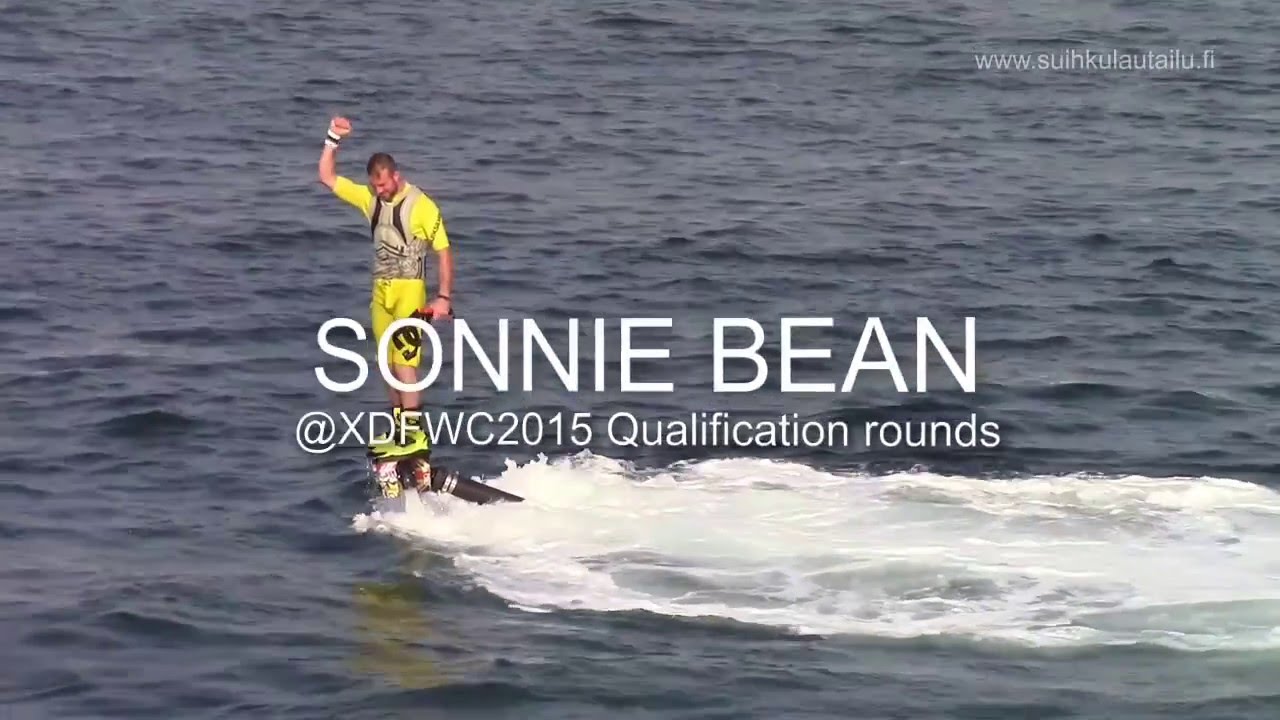 SONNIE BEAN @ XDubai Flyboard World Cup 2015 Qualification rounds