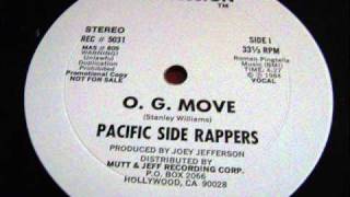 Pacific Side Rappers - O.G Move 1984 - YouTube
