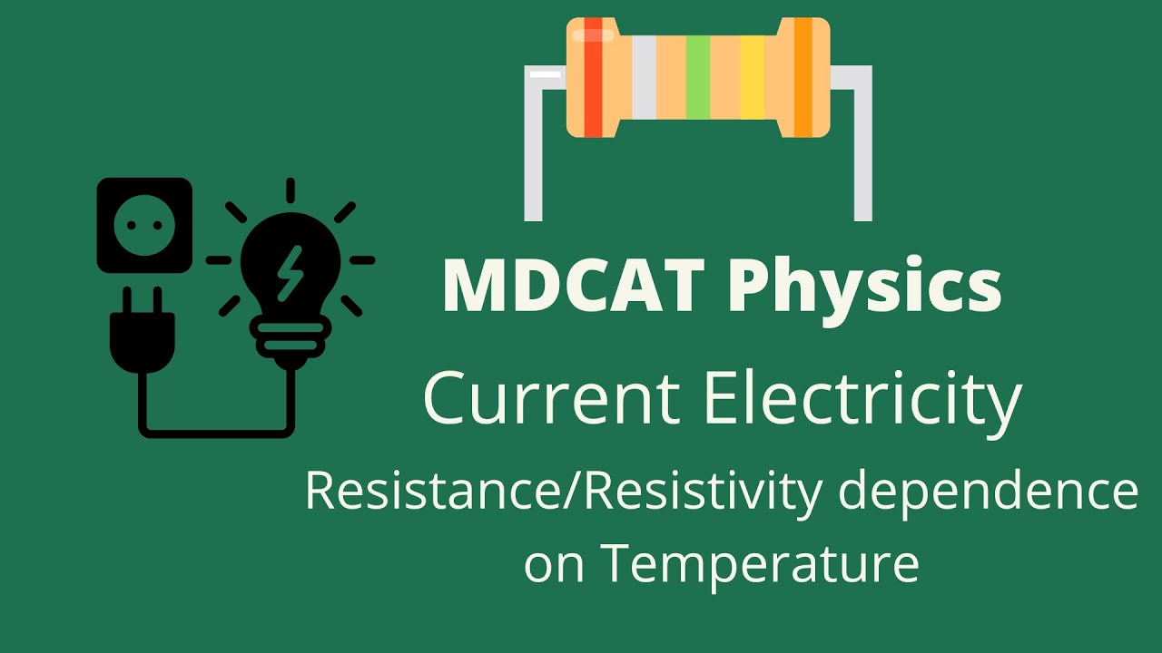 Temperature coefficient of resistance/resistivity MDCAT Physics
