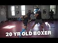 Hard sparring Aggressive Counter Boxer (Breakdown)